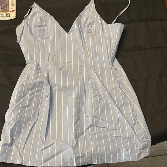 Multicolored Striped Knee-Length Sundress - Picture 1 of 3